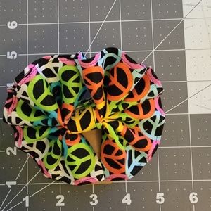 Handmade Peace Nylon Hairbow